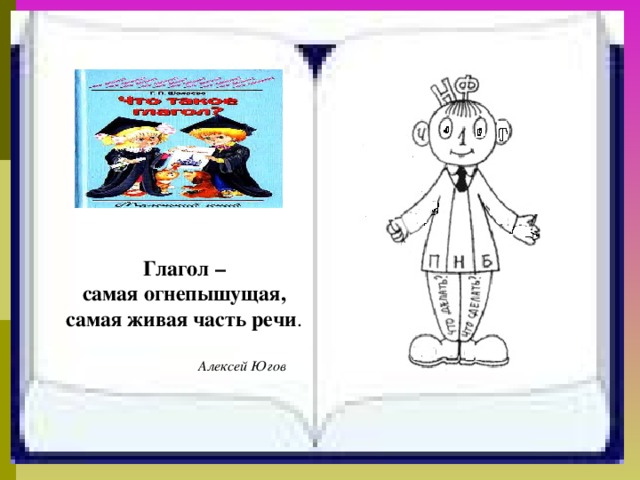 Проект по русскому языку глагол как самая живая часть речи