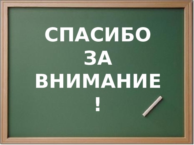 СПАСИБО ЗА ВНИМАНИЕ ! 