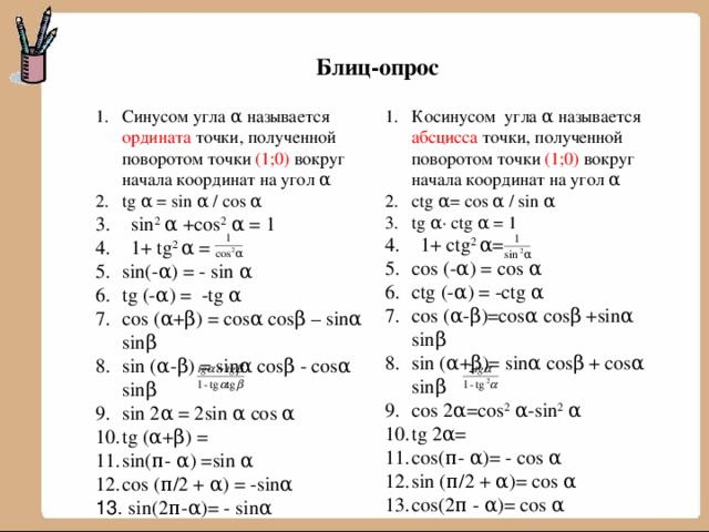 Точки полученной поворотом точки