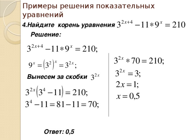 Показательные уравнения примеры. Показательные уравнения примеры с решением. Показательные уравнения с корнем. Как решать степенные уравнения. Образец решения показательных уравнений.