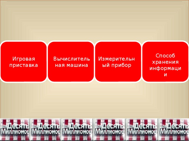 Способ хранения информации Игровая приставка Вычислительная машина Измерительный прибор 