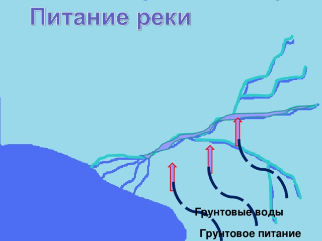 Грунтовые воды Грунтовое питание 