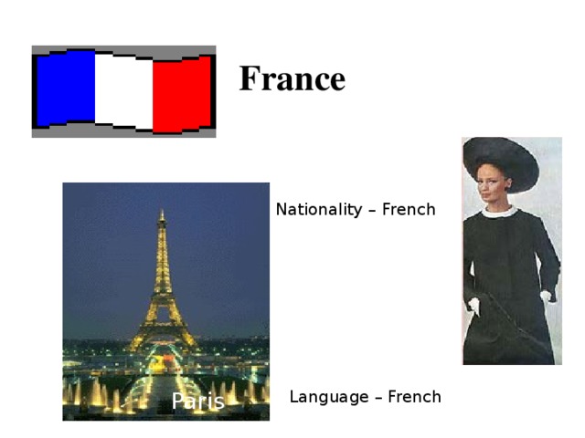 France Nationality – French Paris Paris Language – French 