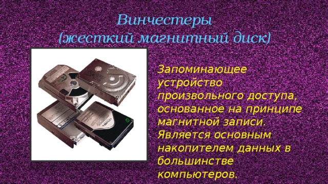 Как называется устройство для чтения и записи данных на магнитный или лазерный диск