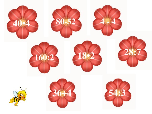 80-52 4 - 4 40•4  28:7 18•2 160:2  54:3 36+4 