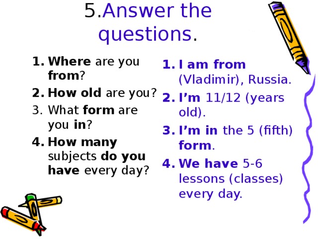 Answered questions do