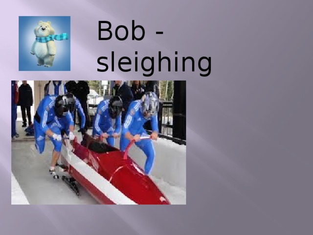Bob - sleighing 