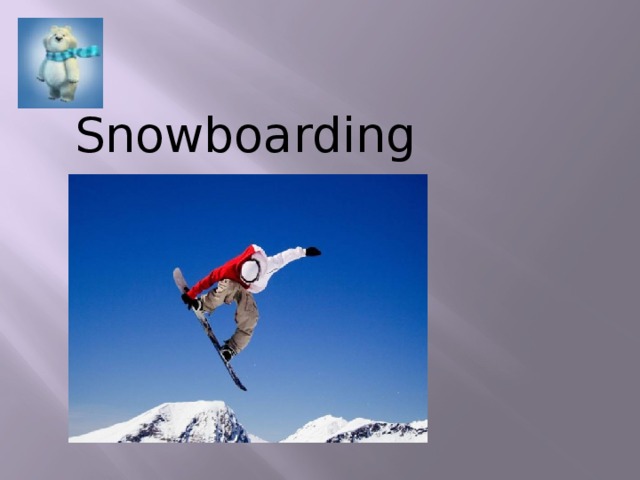 Snowboarding 