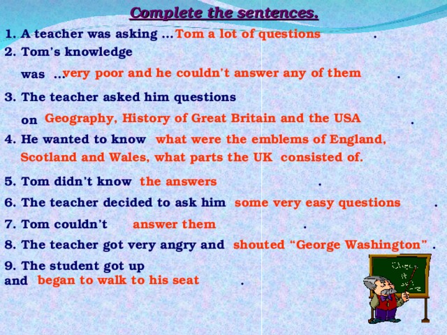 Find the answers ask a question. Ask questions to the sentences. A lot of questions to ask. He is a student? Общий вопрос. Предложения с a lot of.