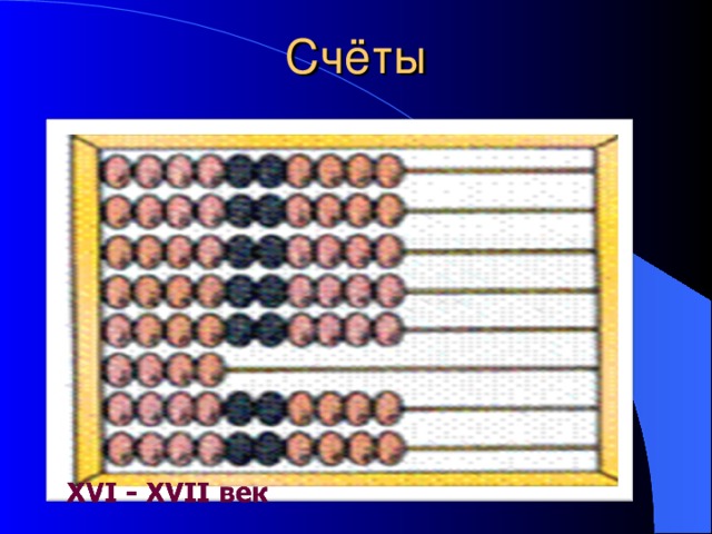 первым инструментом для счета можно считать