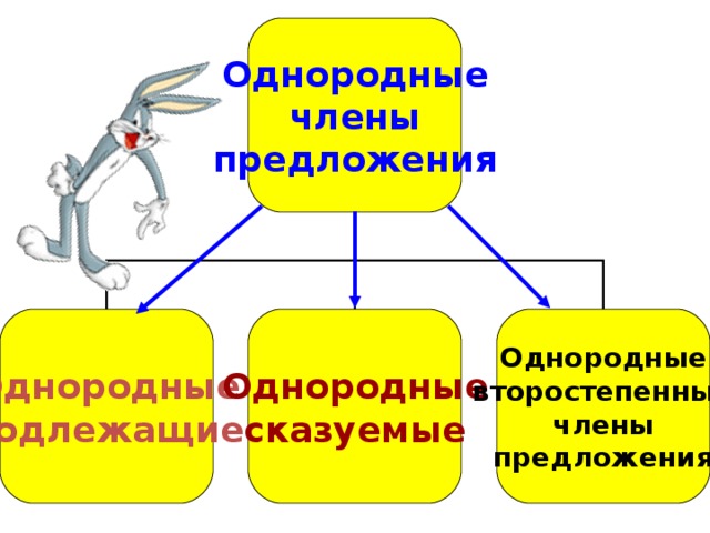 Однородные члены 5 класс презентация