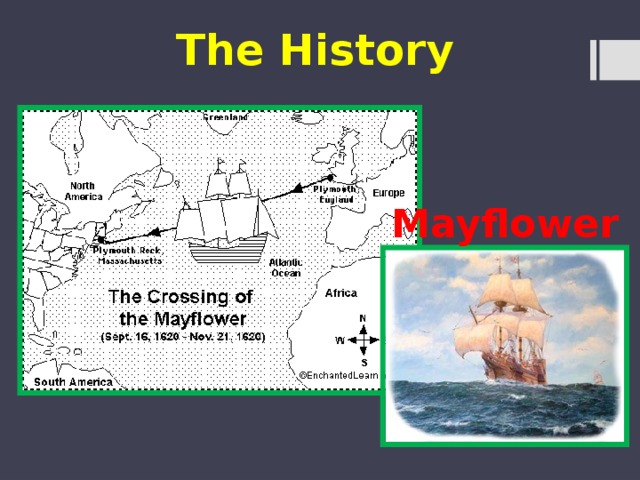 The History  Mayflower  