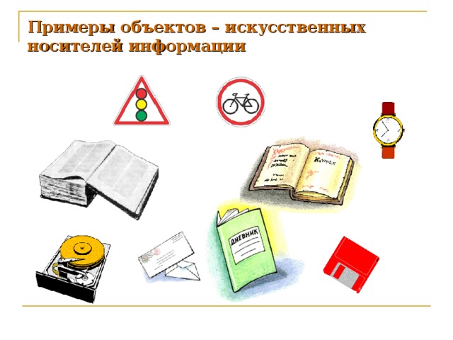 Примеры объектов – искусственных носителей информации 2010  ©Bolgova N A 