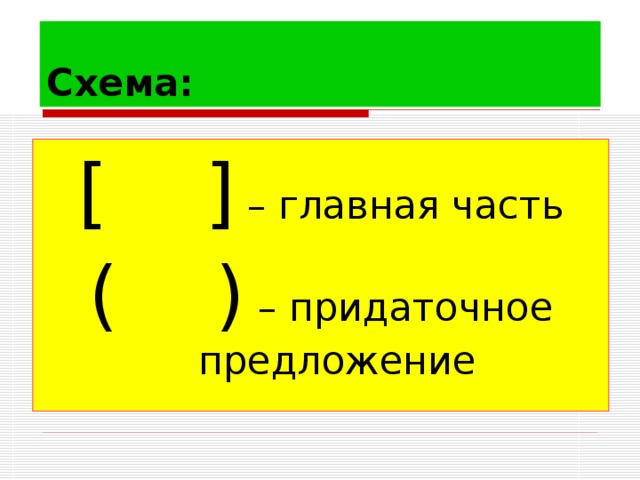 Когда ставятся круглые скобки а когда квадратные в русском языке в схемах