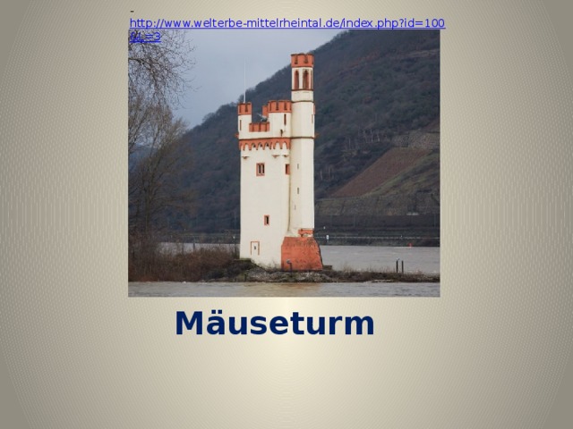 -  http://www.welterbe-mittelrheintal.de/index.php?id=100&L=3   Mäuseturm 