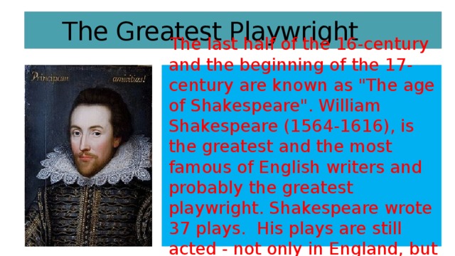 Great playwrights