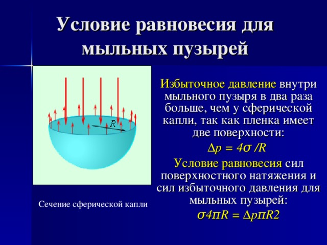Что находится внутри мыльного пузыря Презентация по физике "Тайна мыльных пузырей"