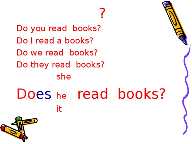 Do the books перевод. I read he правило. They read. He read или reads. We read или we reads?.