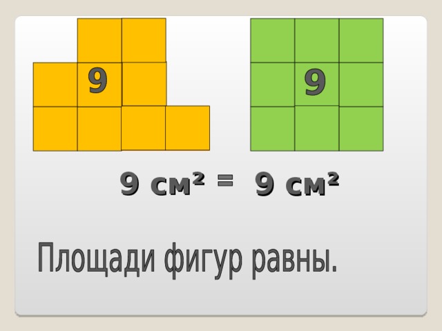 9 см² 9 см² 23 23 