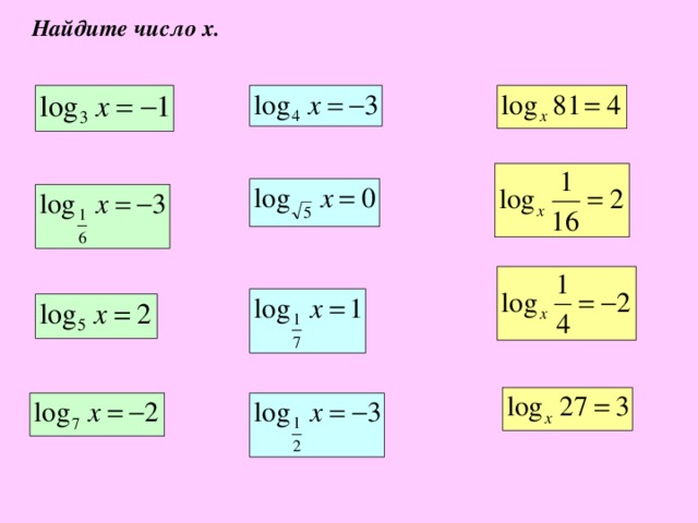 Найдите число х.  
