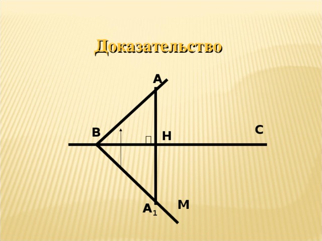 Доказательство А С В Н  M А 1 