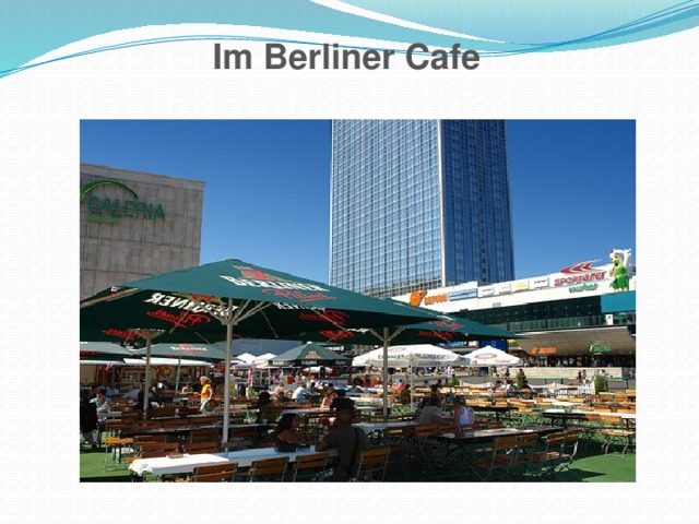 Im Berliner Cafe 