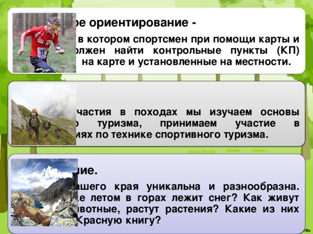 Виды ориентирования. Ориентирование по пересеченной местности. Основы техники ориентирования. Ориентирование в горах презентация. Основы спортивного ориентирования на местности.