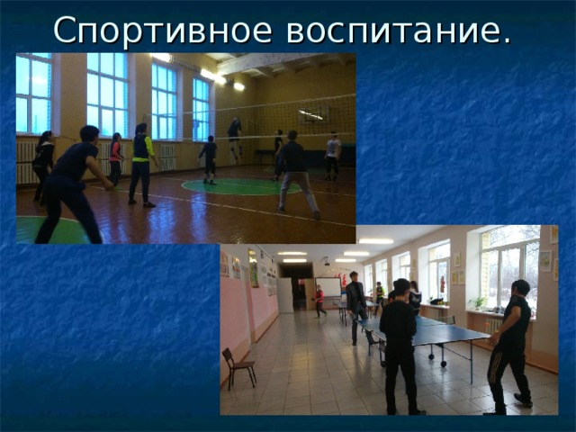 Спортивное воспитание. 