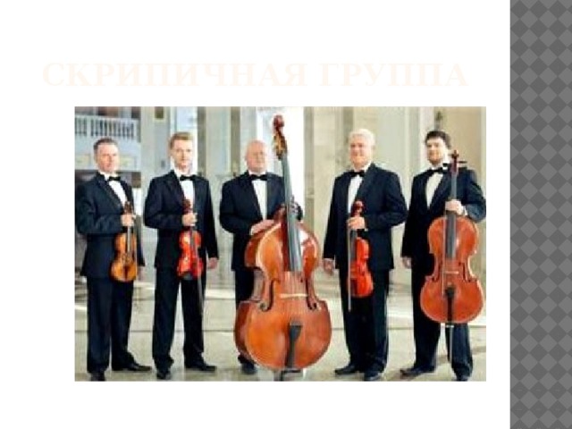 Скрипичная группа 