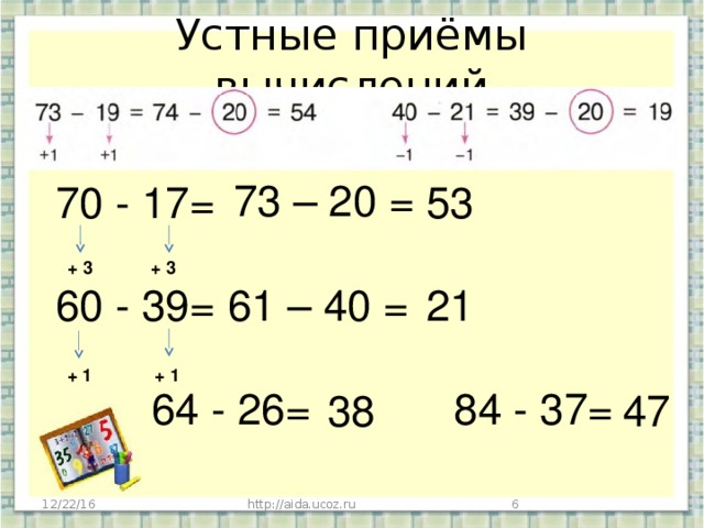 Технологическая карта по математике 3 класс приемы устных вычислений