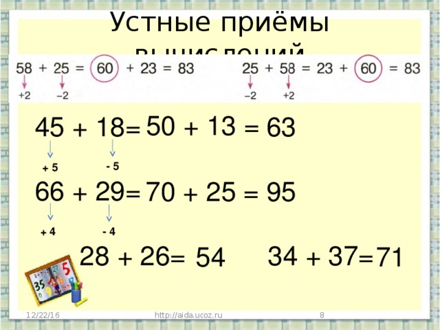 Технологическая карта по математике 3 класс приемы устных вычислений