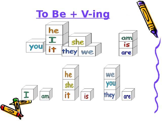 To Be + V-ing 