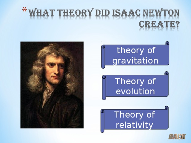  theory of gravitation Theory of evolution Theory of relativity 