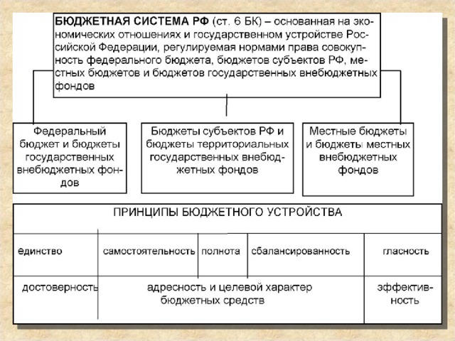 Государственный бюджет план по обществознанию