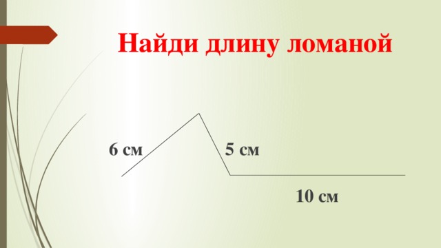 Что такое длина ломаной