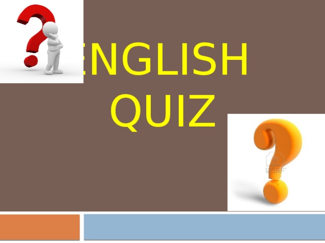 English  Quiz 