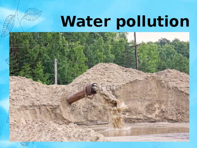 Water pollution 