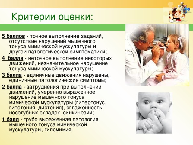 Презентация для логопеда "Обследование детей с дизартрией"