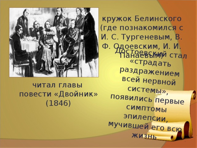 Кружок достоевского. Достоевский в кружке Белинского. Литературный кружок Достоевского. Петербургский кружок Белинского. Литературный кружок Белинского.