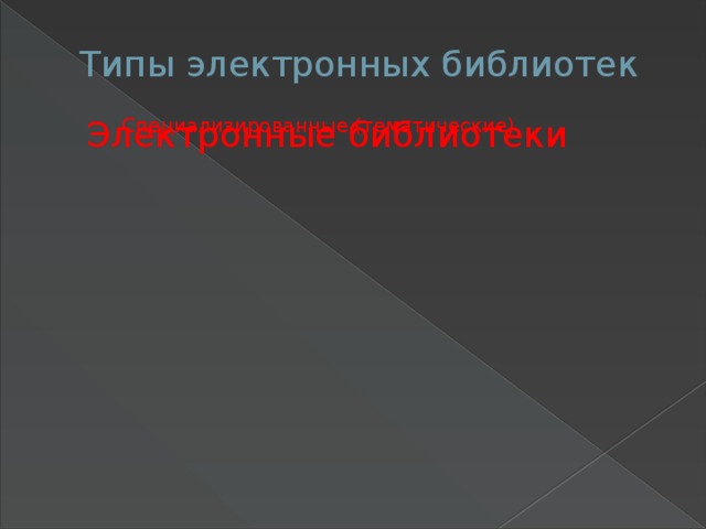 Электронная библиотека проект по информатике