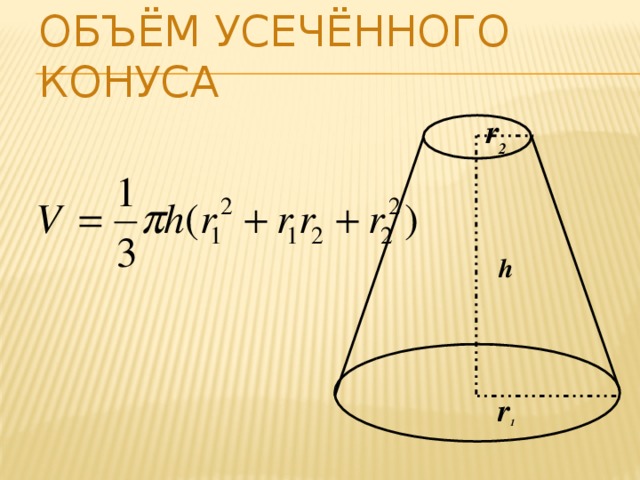 Найдите отношение объема конуса