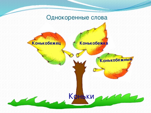 Однокоренные к слову цвет