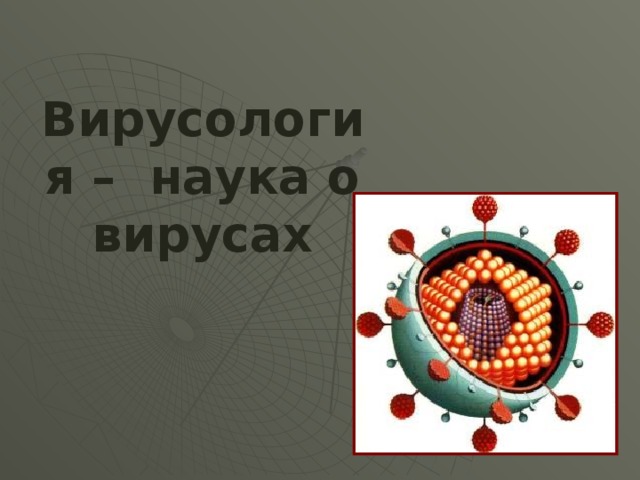 Вирусология – наука о вирусах 