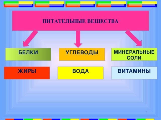 Белки жиры углеводы минеральные вещества