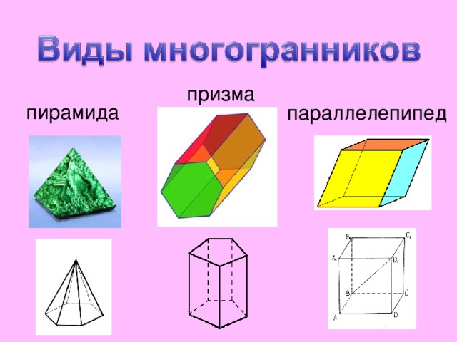 Призма и пирамида