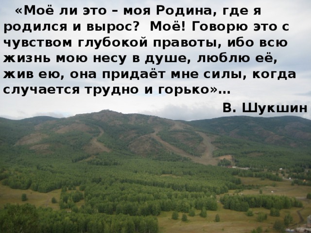 Всю жизнь свою несу родину в душе проект