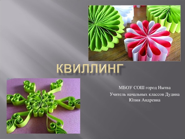 МБОУ СОШ город Нытва Учитель начальных классов Дудина Юлия Андревна 