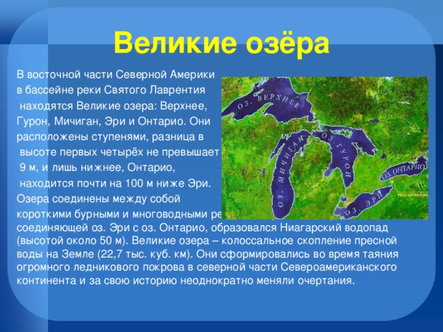 Великие озера мира проект