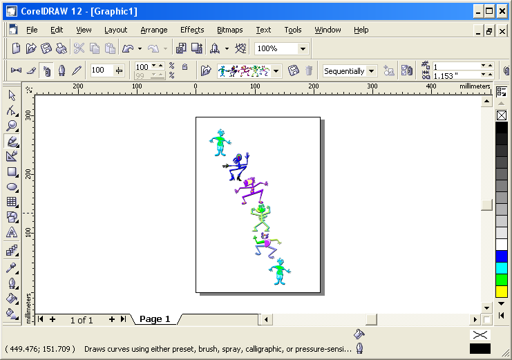 Coreldraw нарисовать треугольник