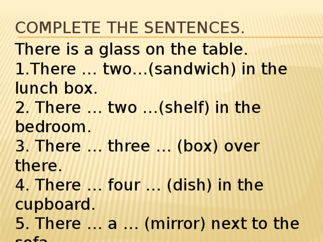 Complete the sentences a computer is